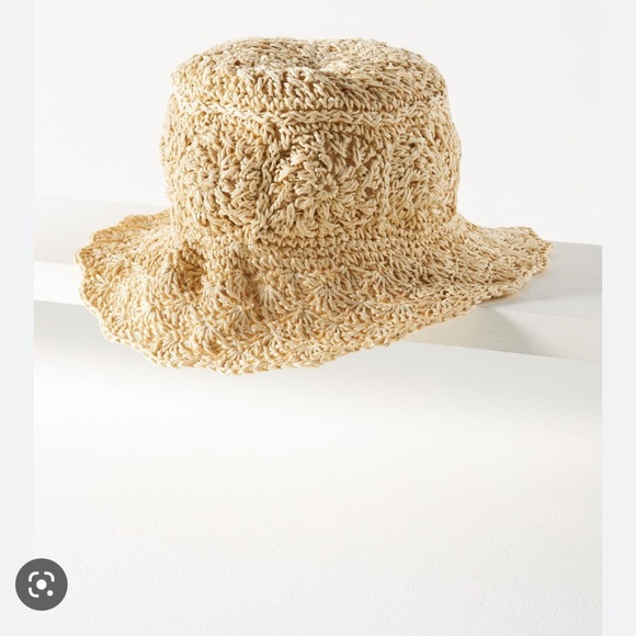 Anthropologie crochet bucket hat new with tags one size - Picture 4 of 10